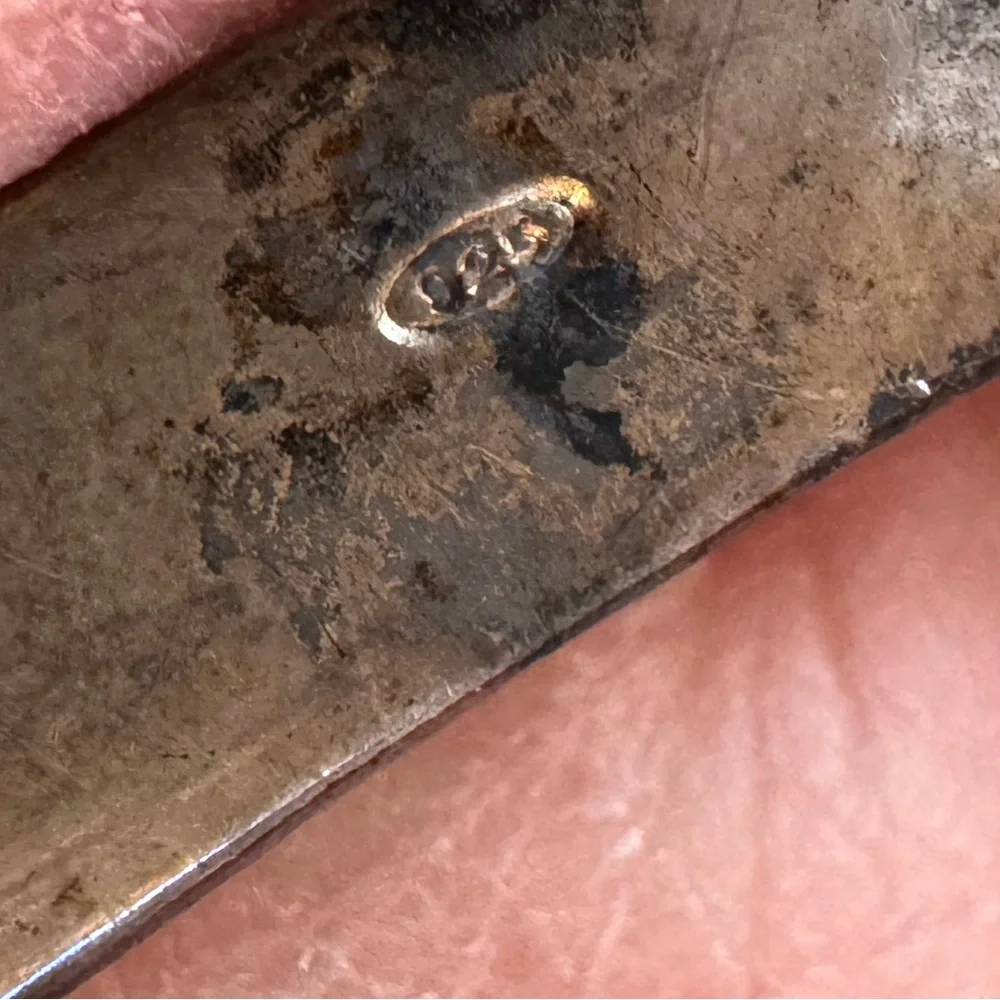 925 silver belt buckle and leather belt Martin and Osa - Picture 2 of 4